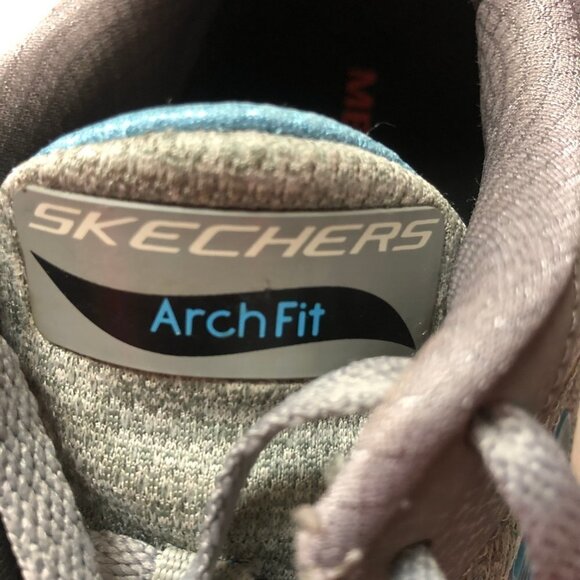 Skechers Arch Fit - Roykon 232205 Men's Athletic Shoes Grey/Black 7.5 US - Picture 7 of 9